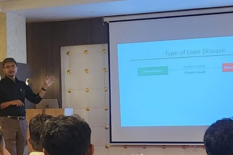 Dr Mayur Patel in conference